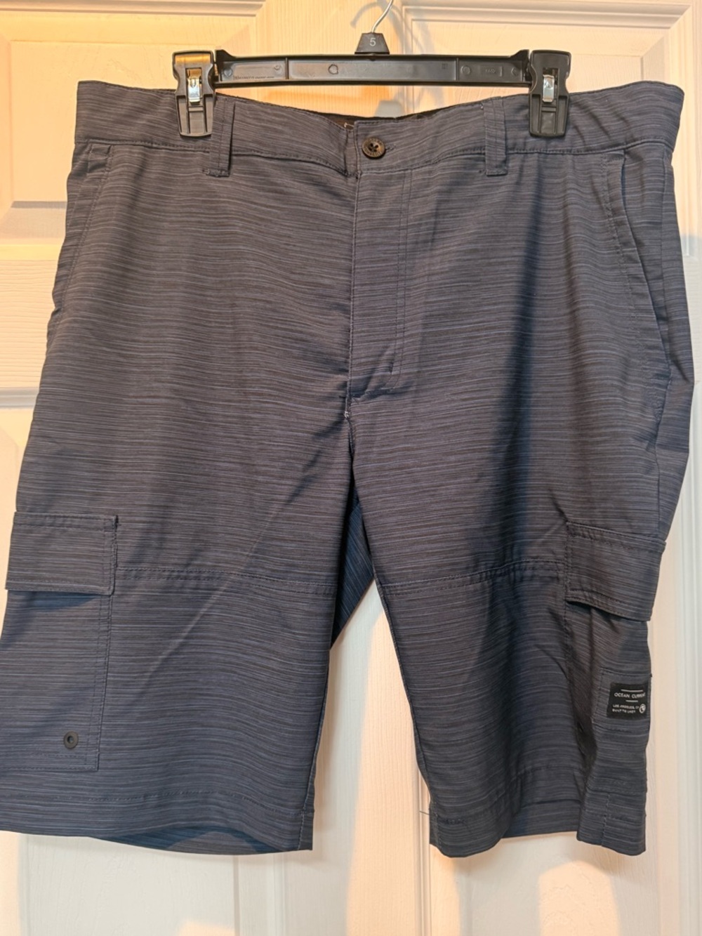 Ocean Current Men's Slate Blue Cargo Shorts